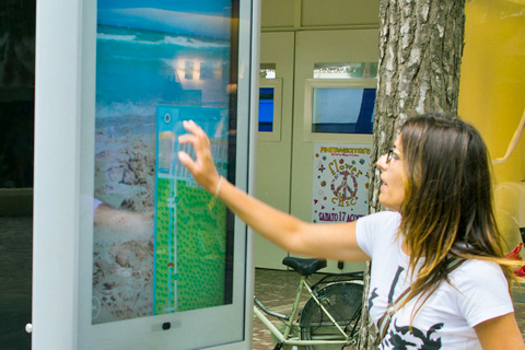 UV-beständiger, widerstandsfähiger Touchscreen-Parkplatz